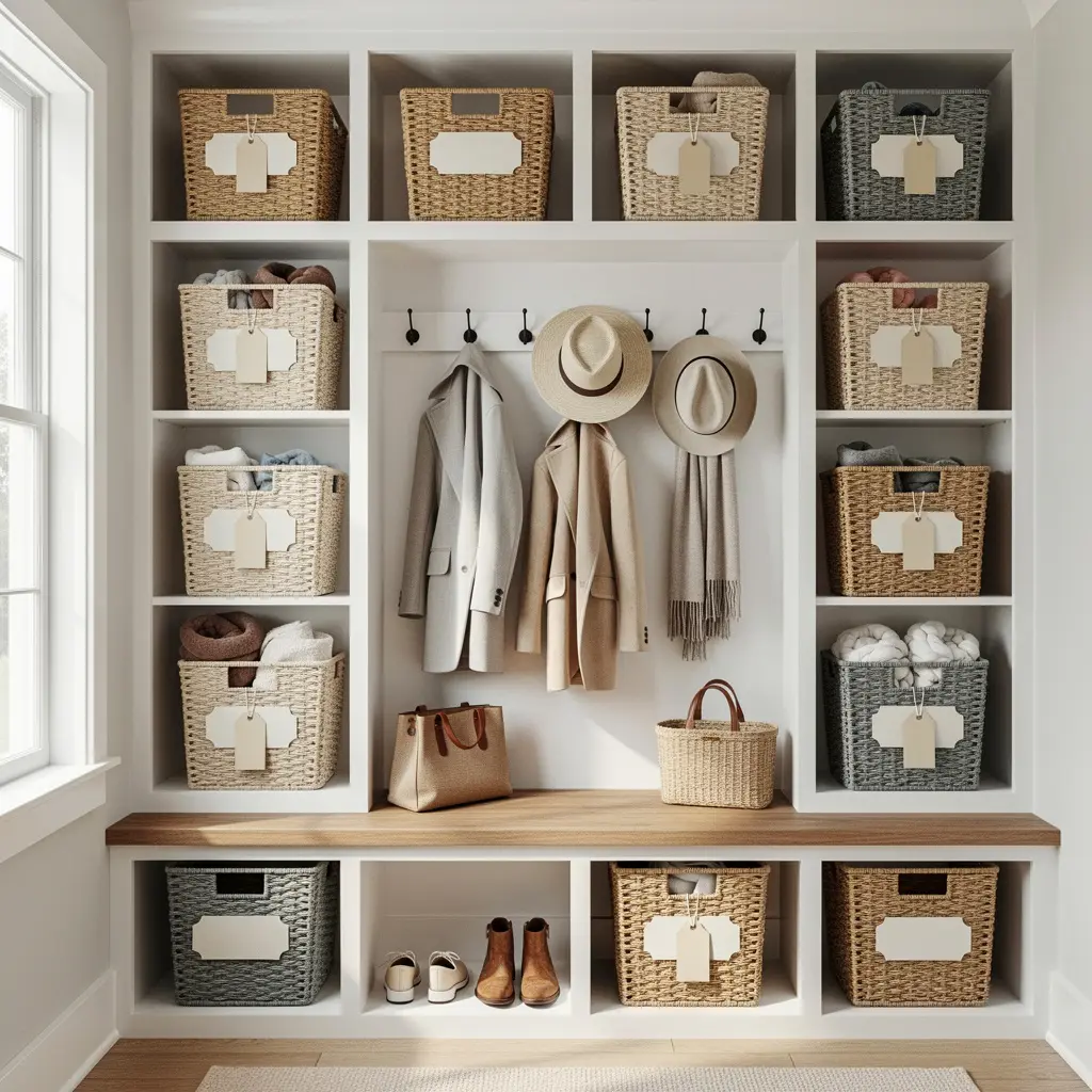 Mudroom Organization