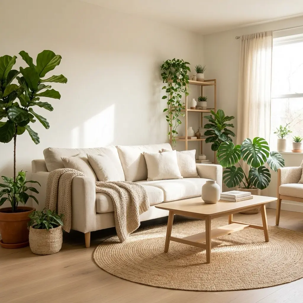 Cozy Beige Apartment Decor