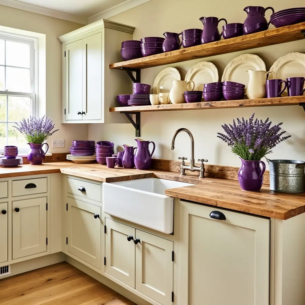 Purple Farmhouse Decor