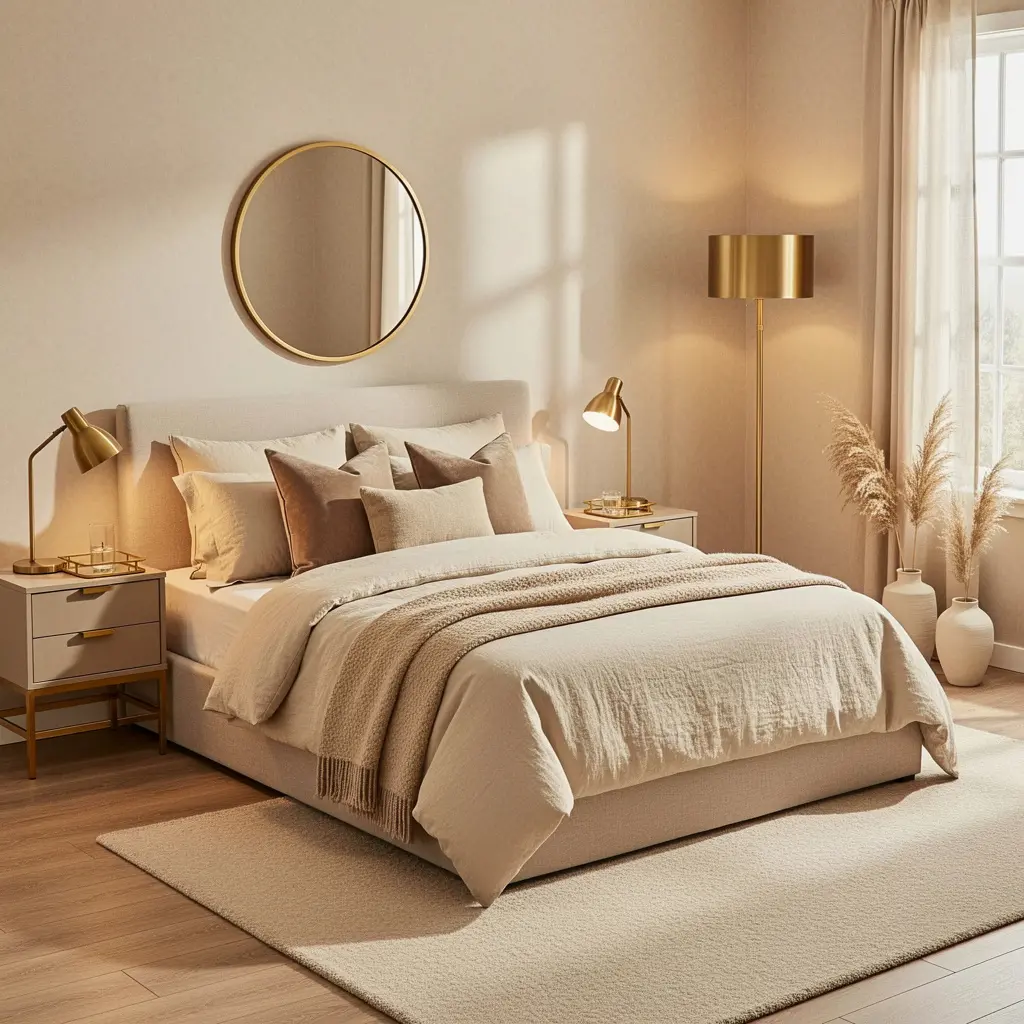 Cozy Beige Bedroom