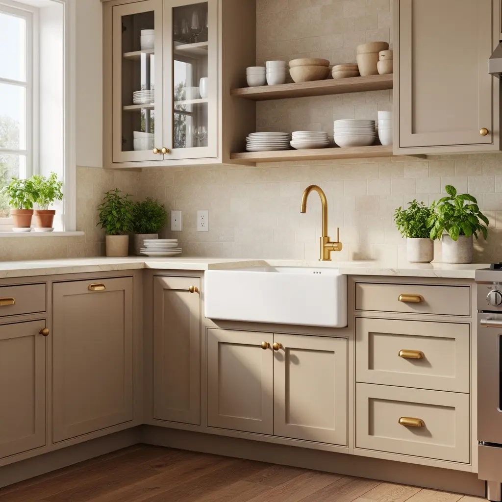 Cozy Beige Kitchen