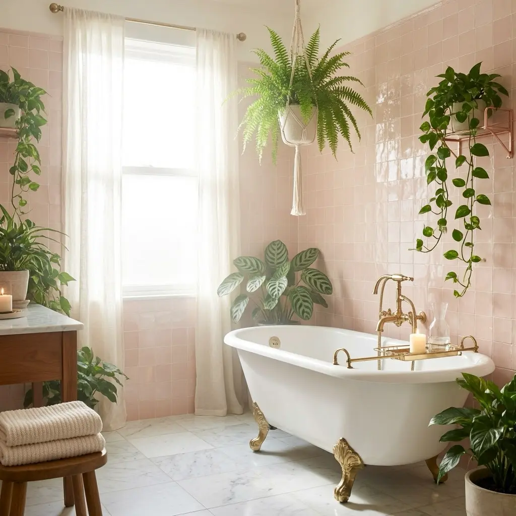 Dreamy Blush Pink Bathroom