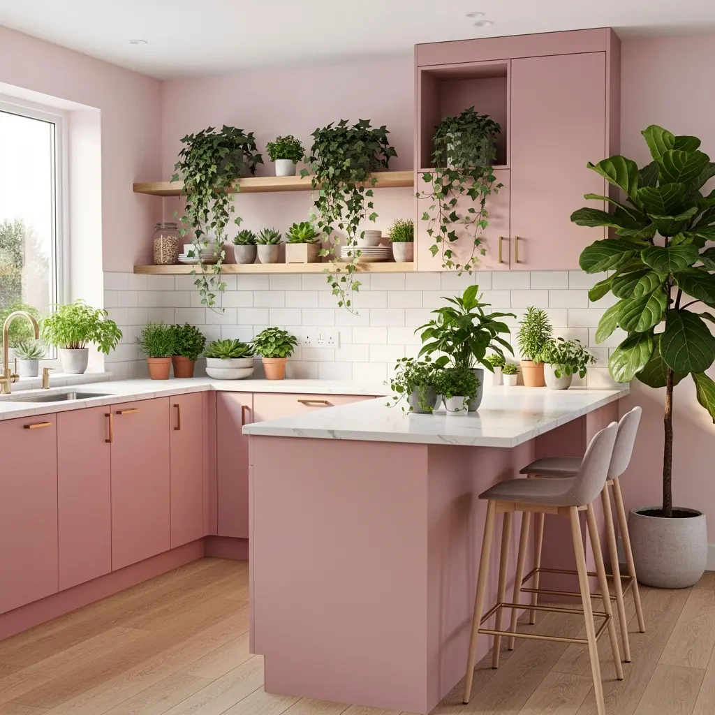 Blush Pink Kitchen