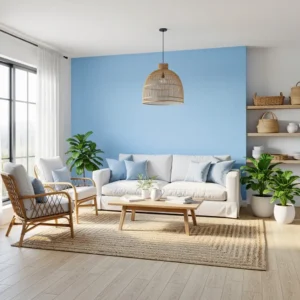 10 Sky Blue and White Living Room Ideas That Look Bright & Spacious