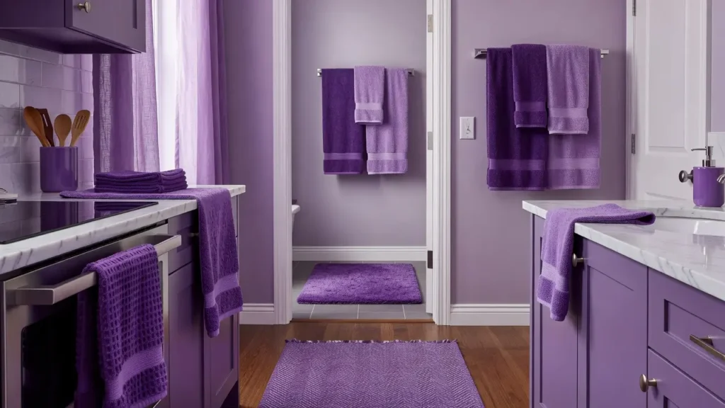 Purple Apartment Decor