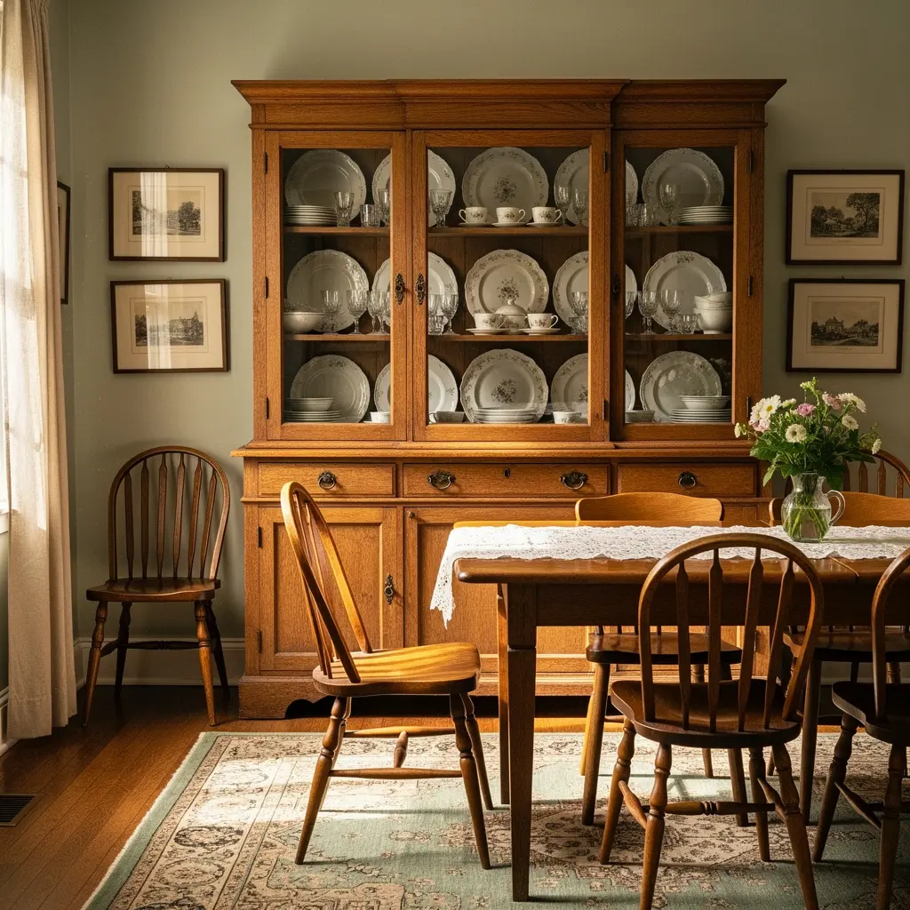 Cozy Vintage Dining Room