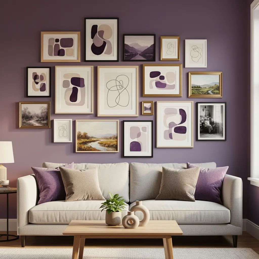 Purple Wall Decor