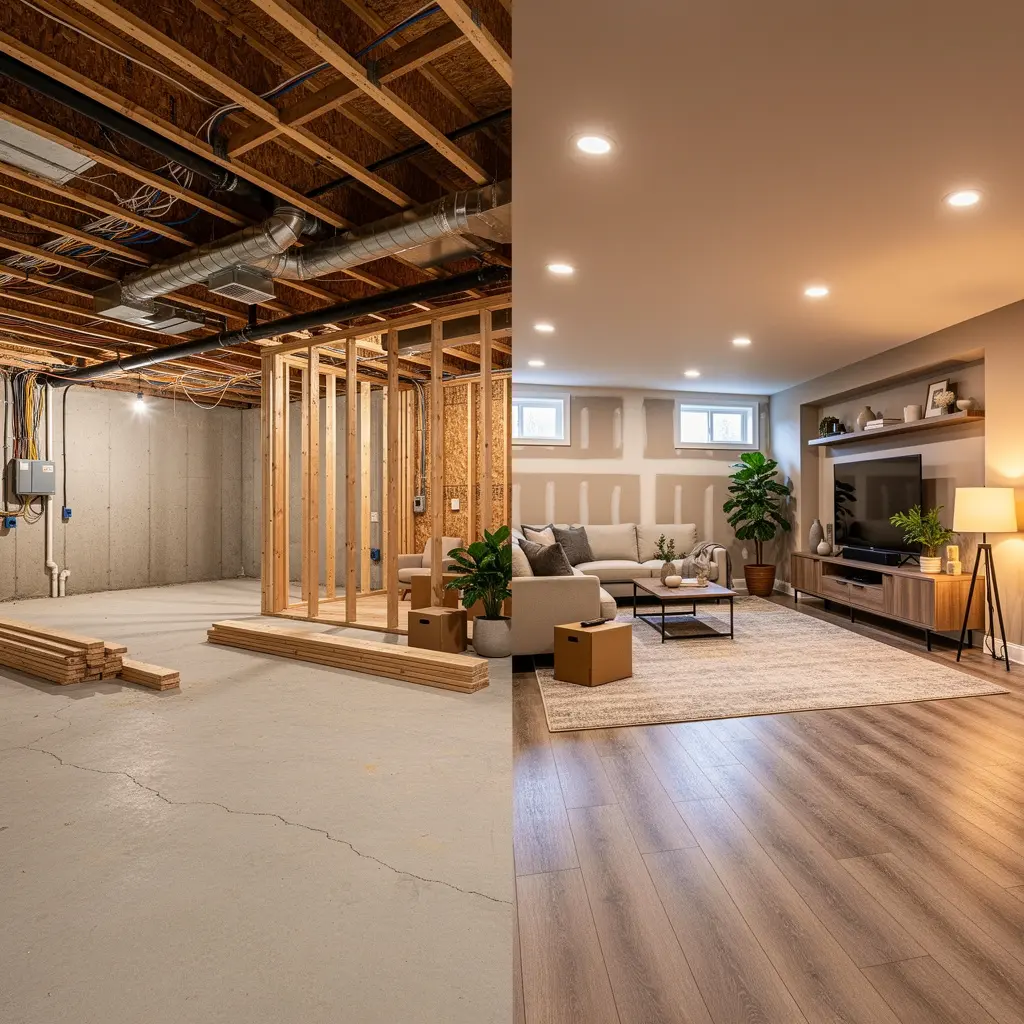 Unfinished Basement Ideas on a Budget