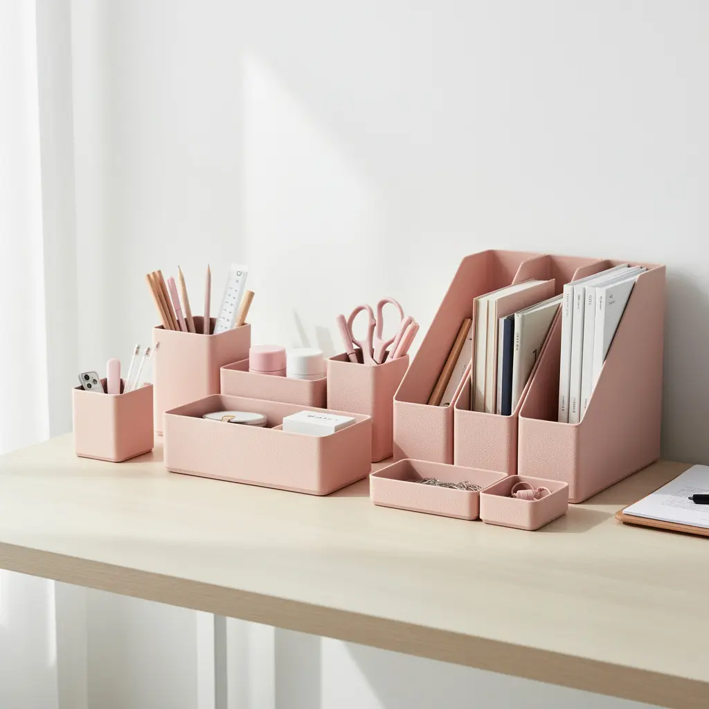 Blush Pink Home Office