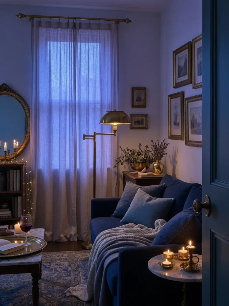 Blue Hour Cozy Room