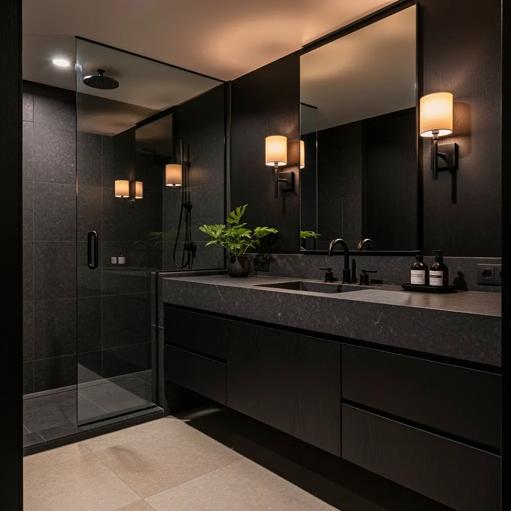 Moody Bathroom Decor