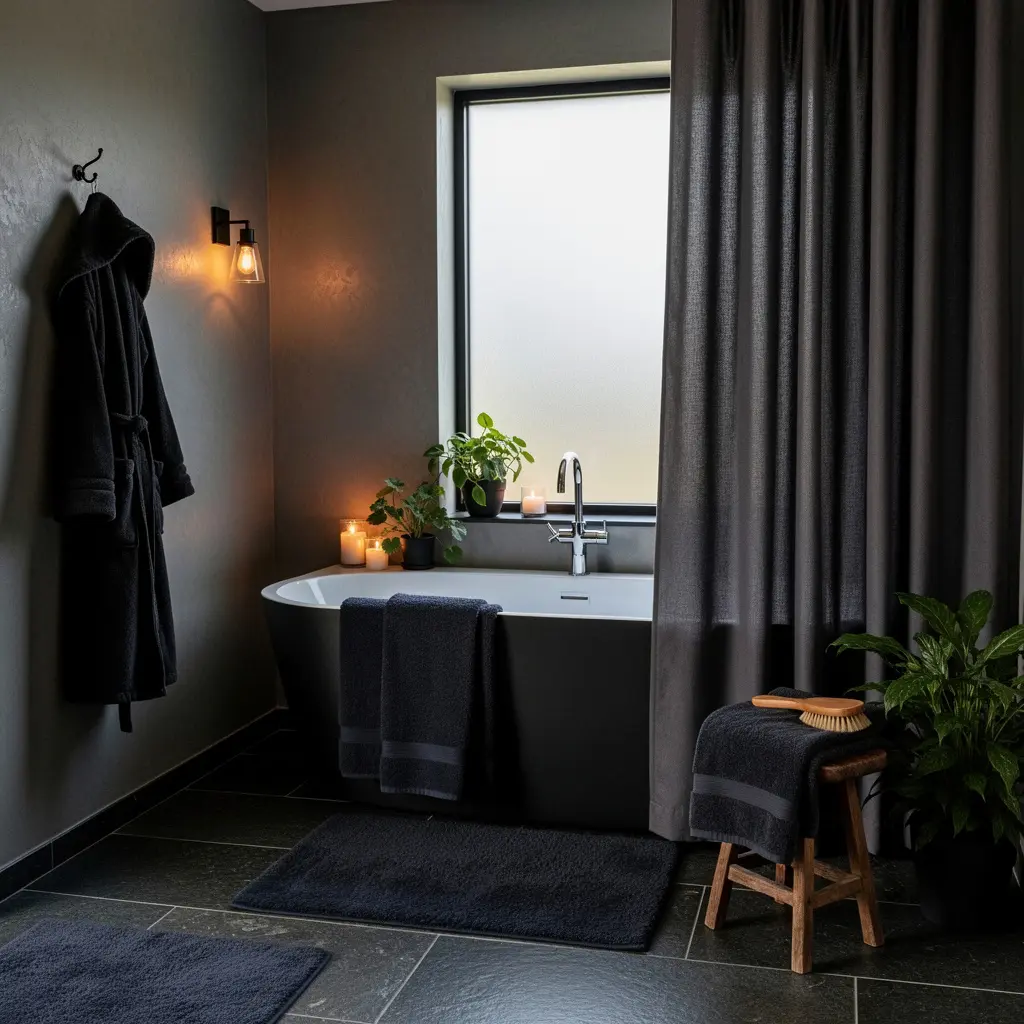 Moody Bathroom Decor