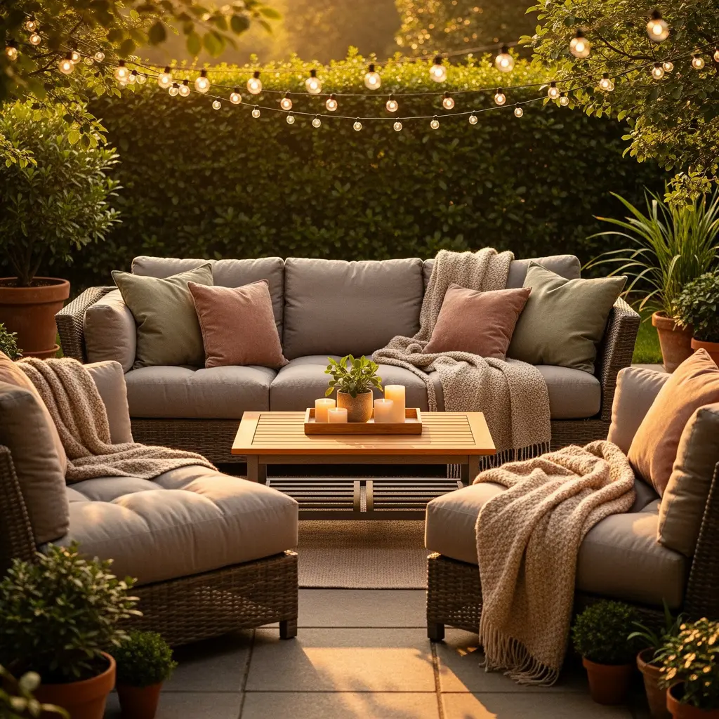 Cozy Outdoor Lounge