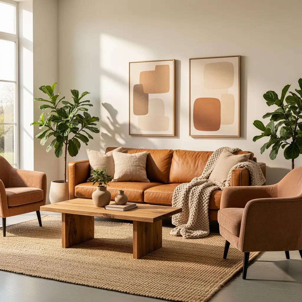 Earthy Living Room Decor