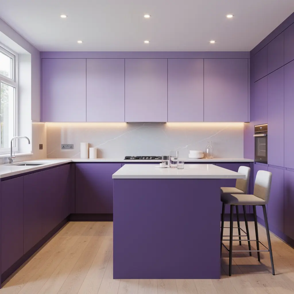 Purple Kitchen