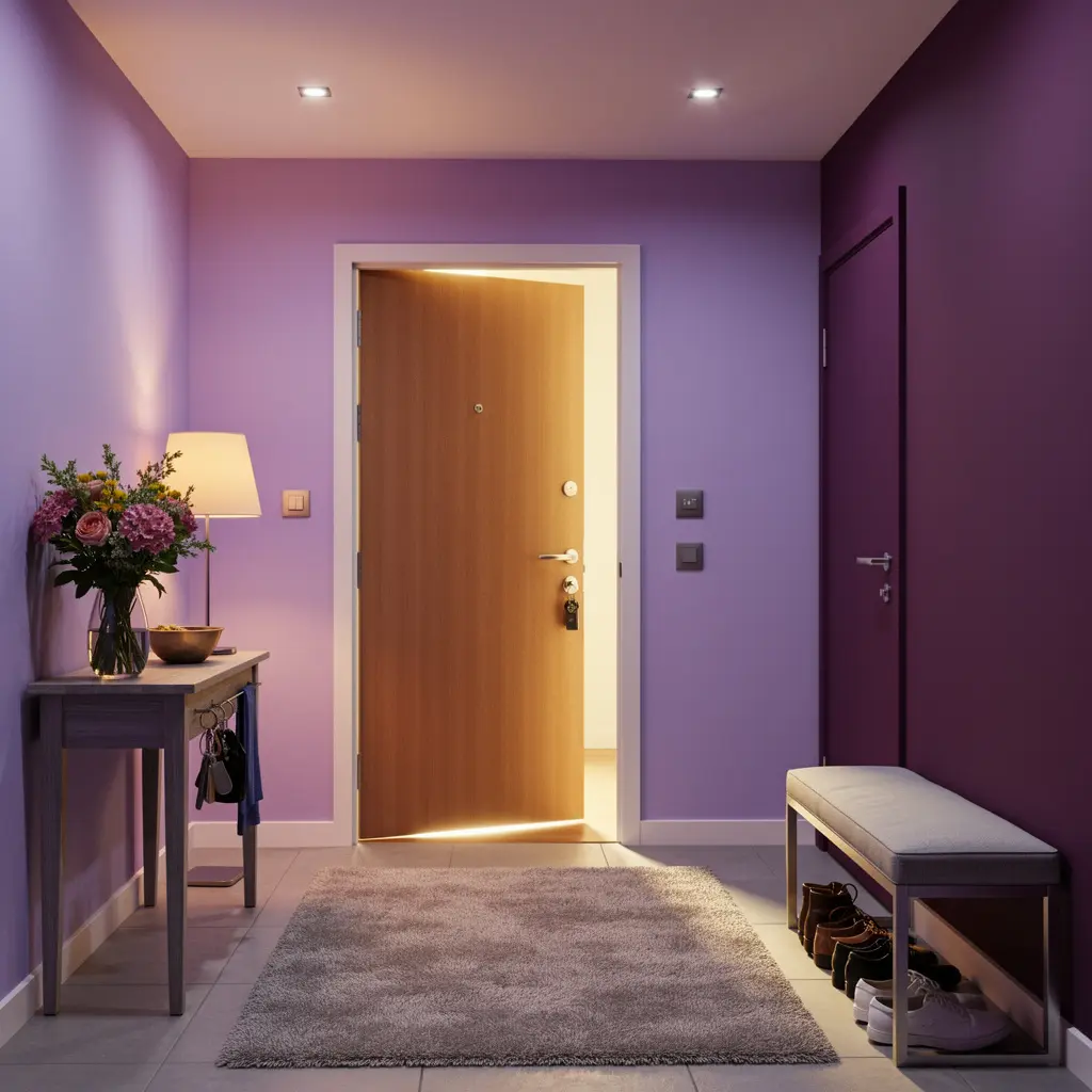 Purple Entryway