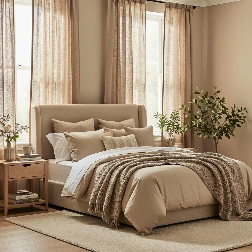 Cozy Beige Bedroom