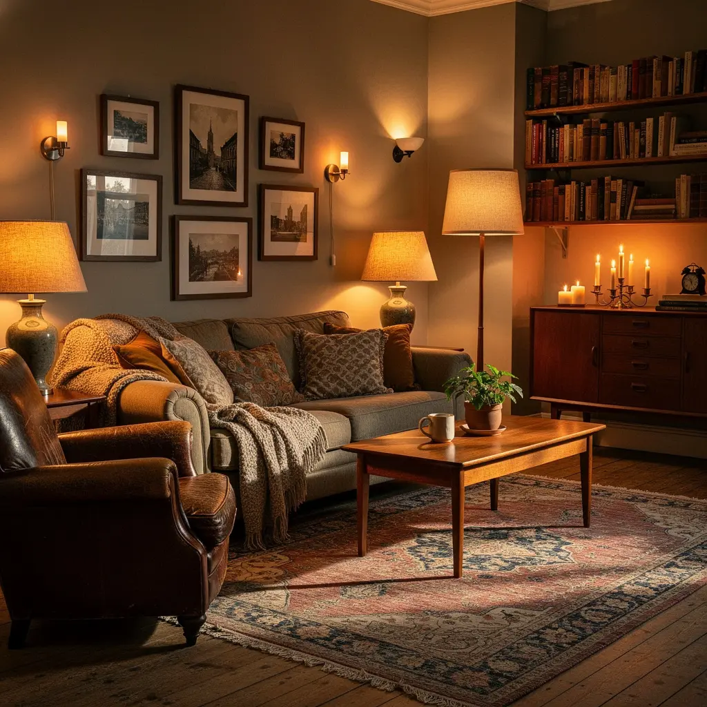 Cozy Vintage Living Room