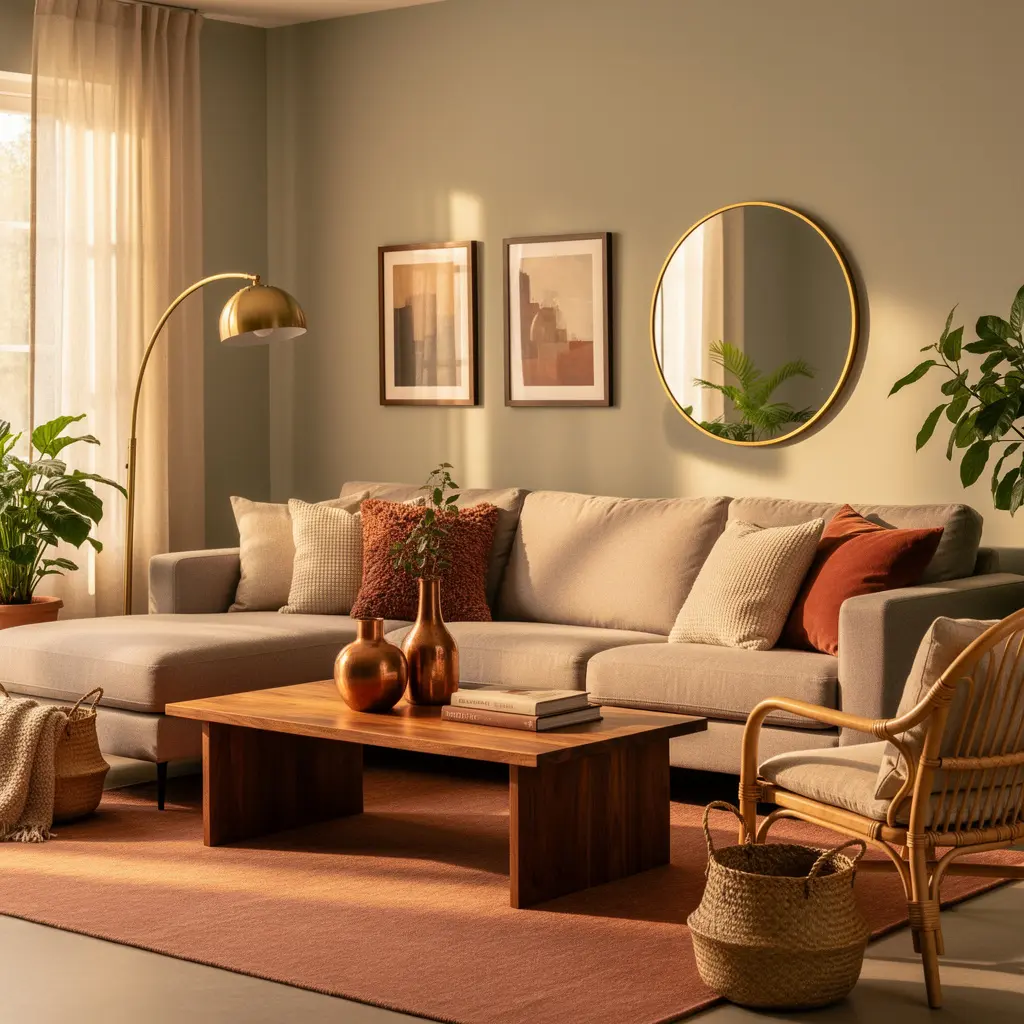 Earthy Living Room Decor