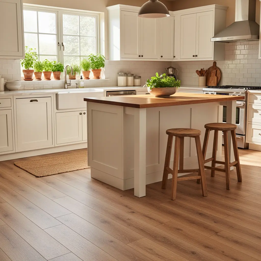 Cozy Kitchen Flooring
