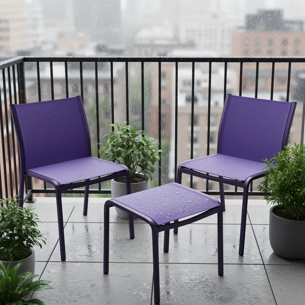 Purple Balcony