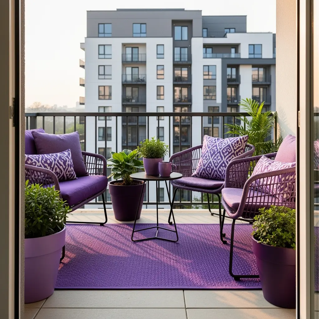 Purple Balcony