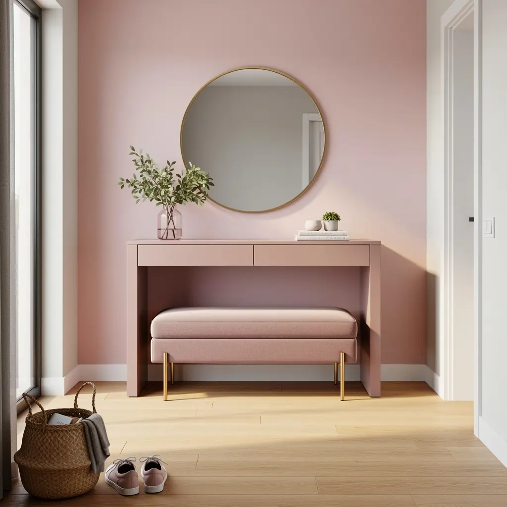Blush Pink Entryway