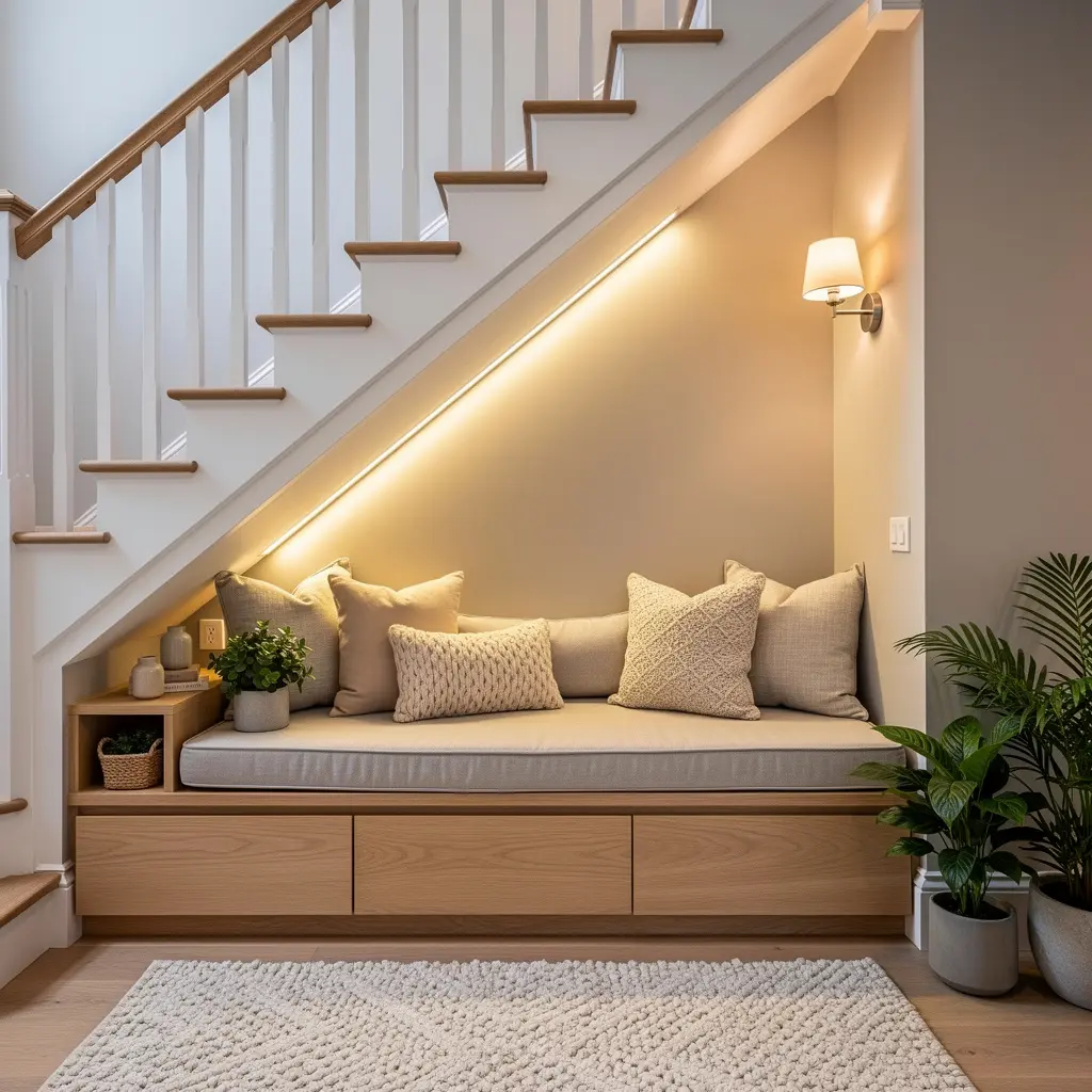 Under-Stairs Cozy Nook