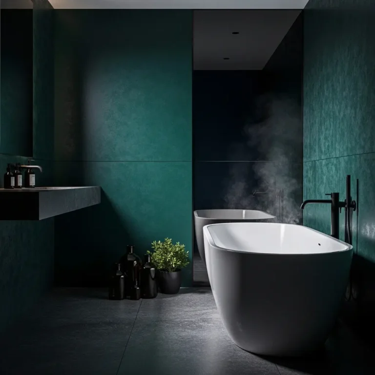 Moody Bathroom Decor