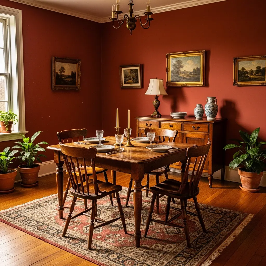 Cozy Vintage Dining Room