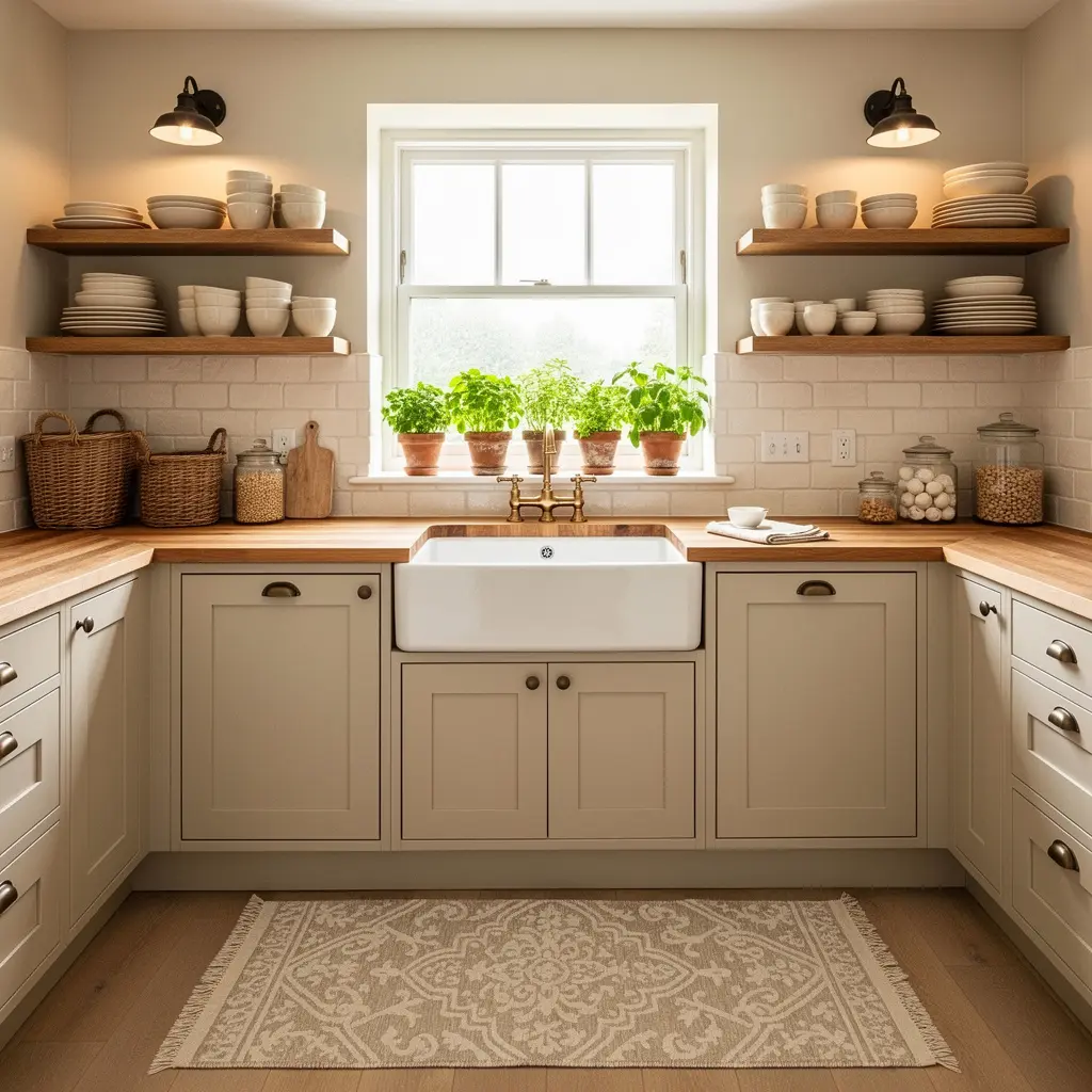 Cozy Beige Farmhouse Decor