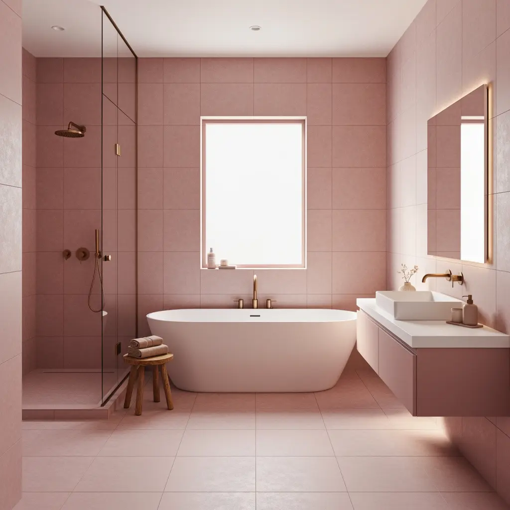 Dreamy Blush Pink Bathroom