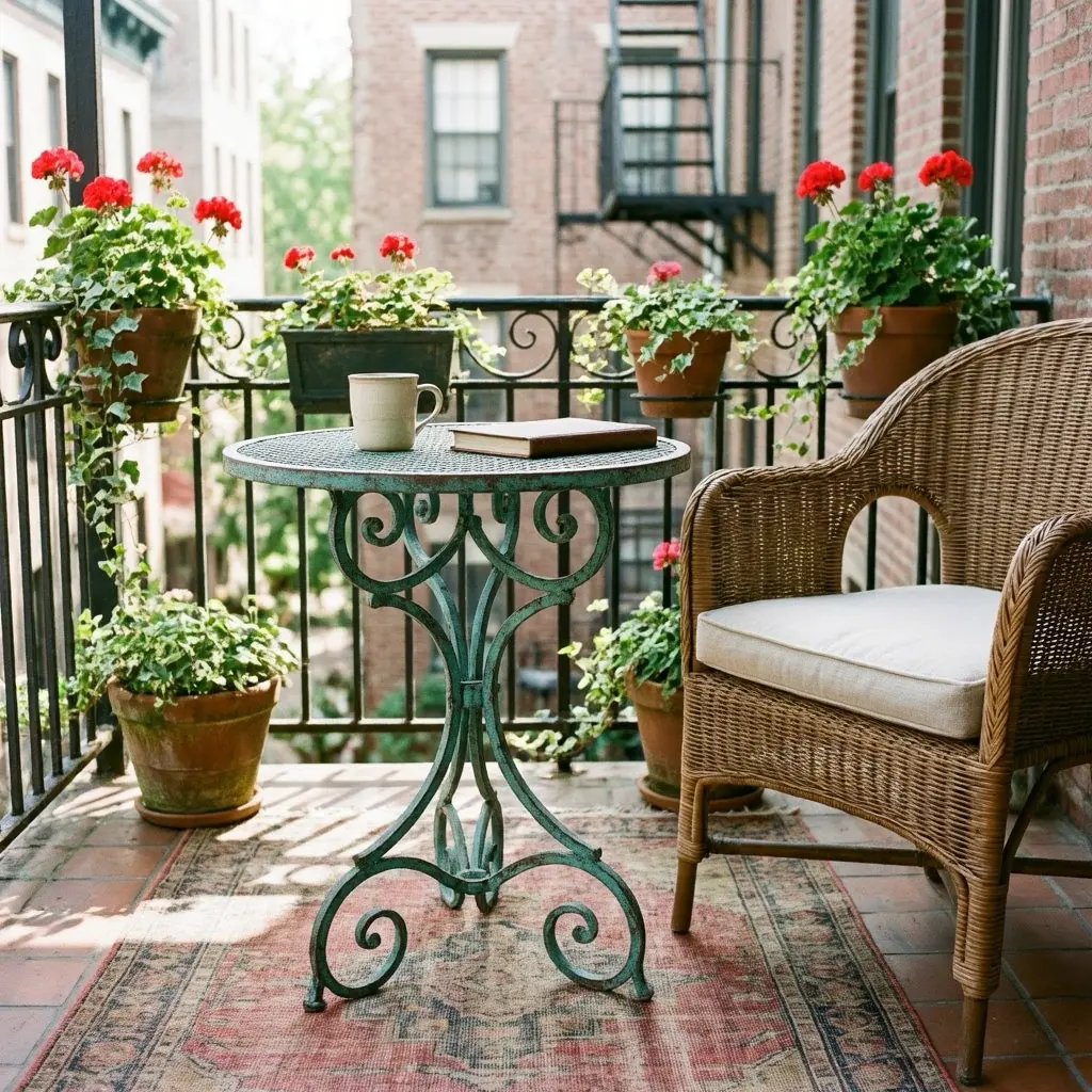 Cozy Vintage Balcony
