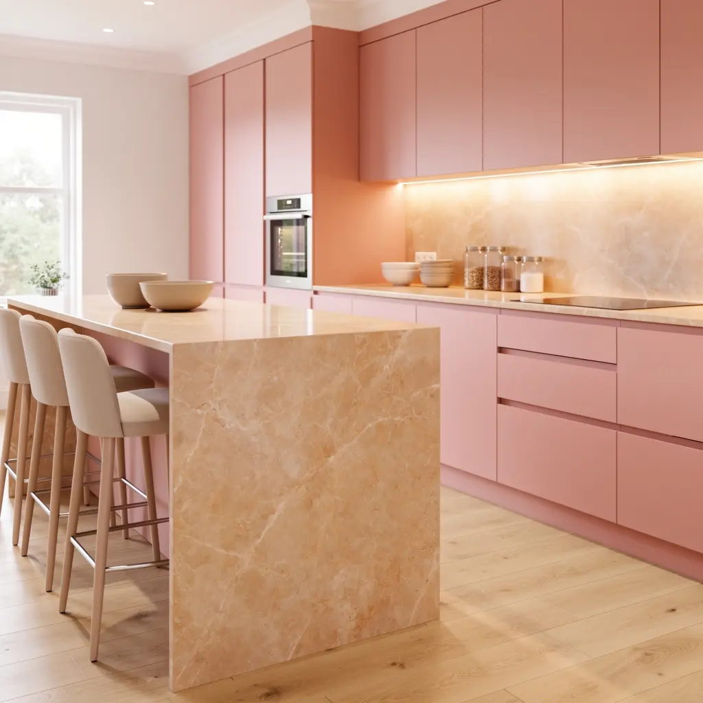 Blush Pink Kitchen