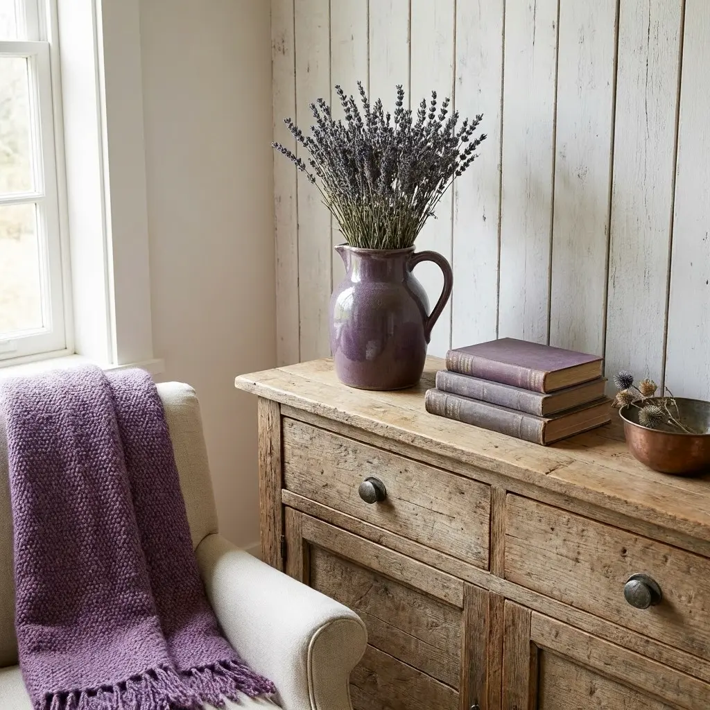 Purple Farmhouse Decor