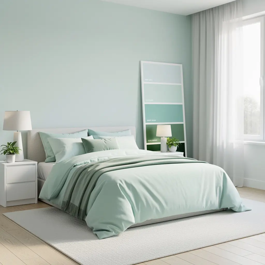 Seafoam Green Bedroom