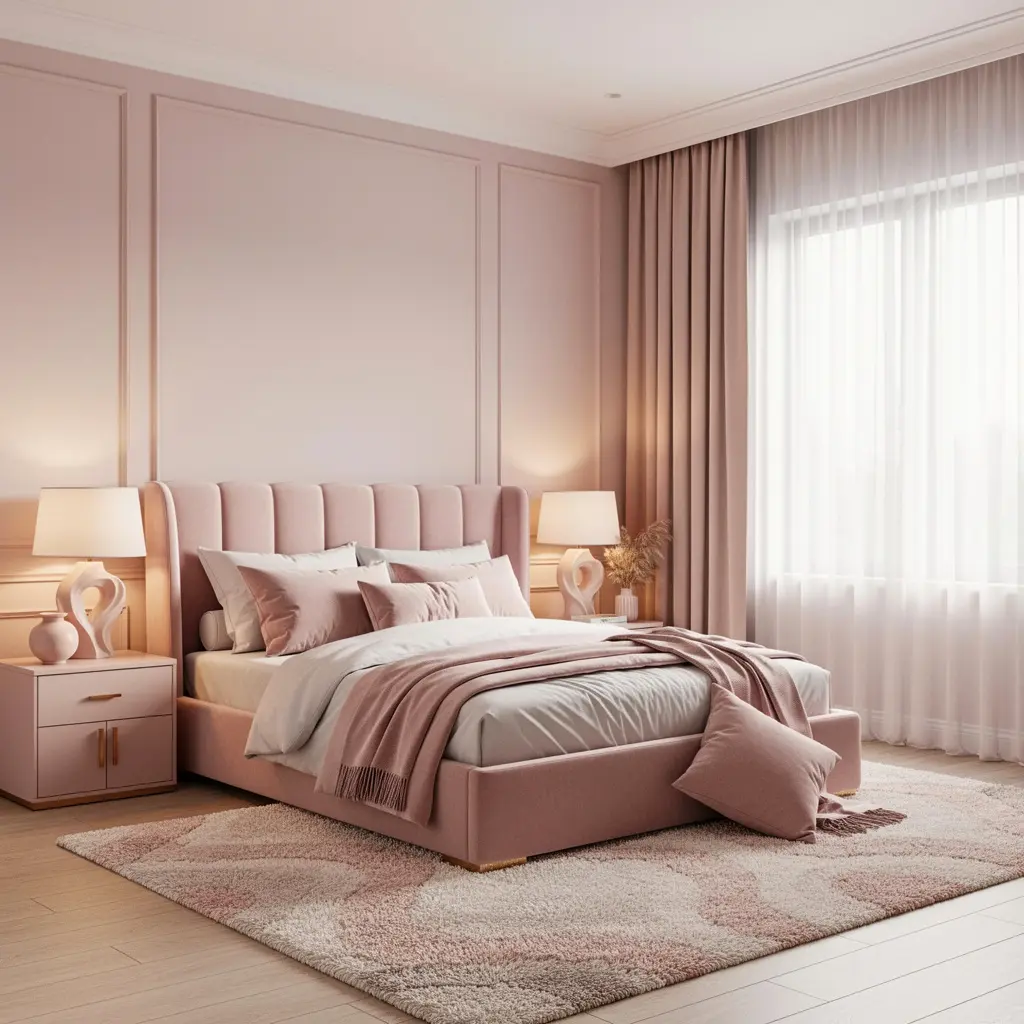 Dreamy Pink Bedroom