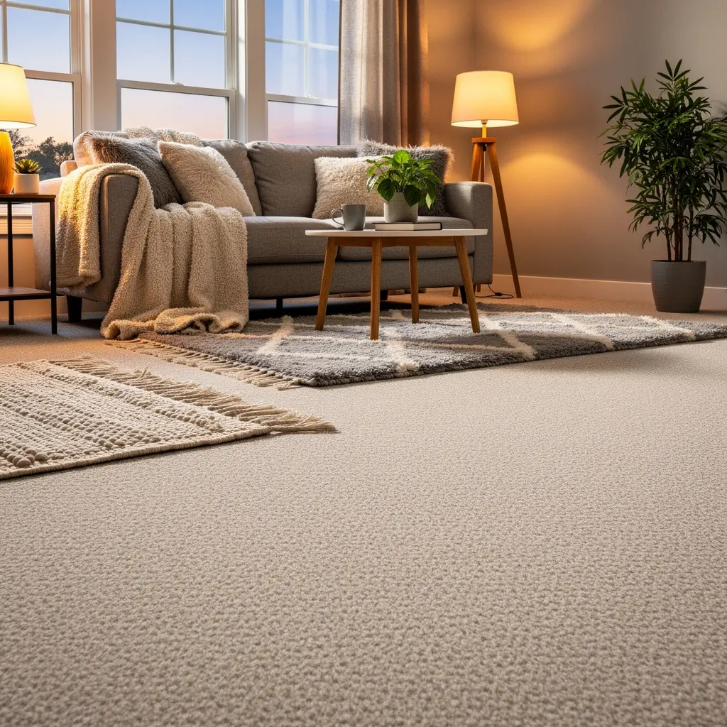 Cozy Living Room Flooring