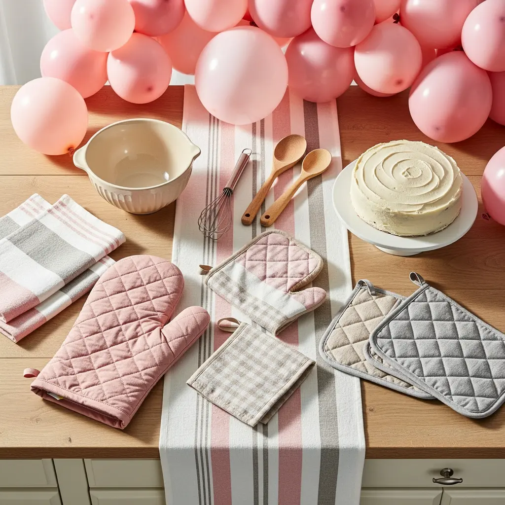 Pink Balloon Birthday Party Kitchen Decor