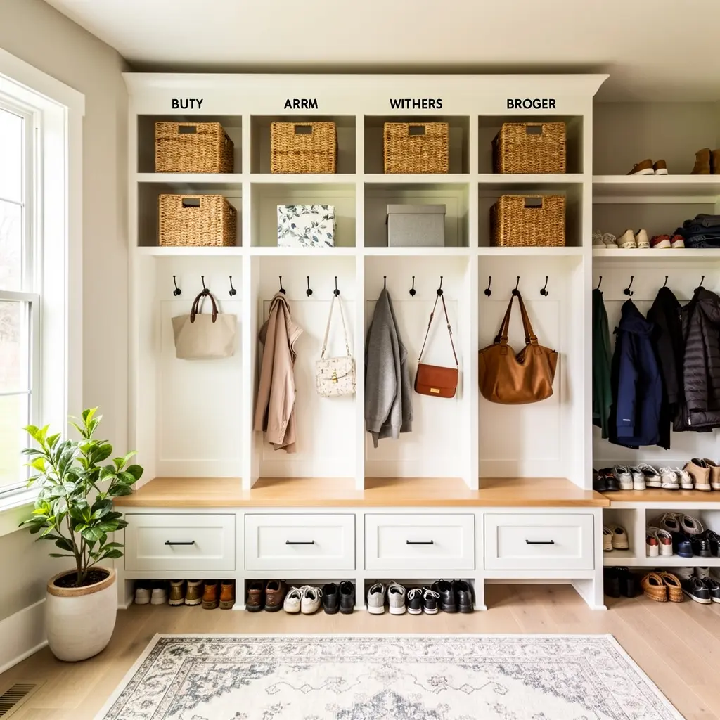 Mudroom Organization