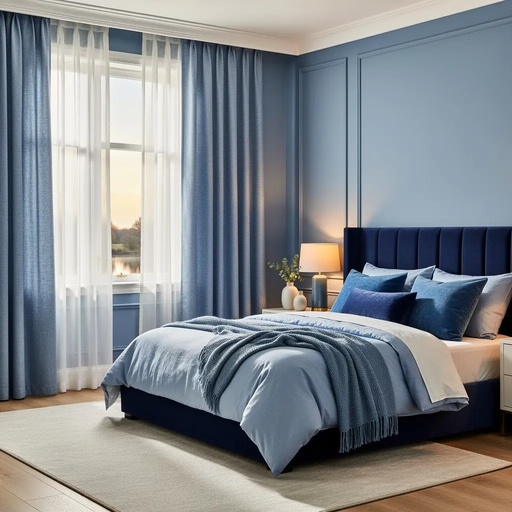 Dreamy Blue Bedroom Aesthetic