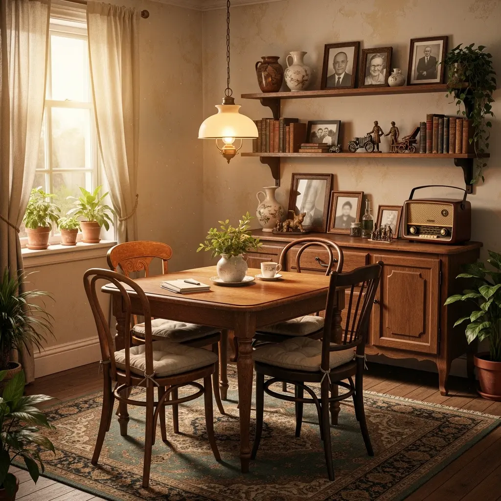 Cozy Vintage Dining Room