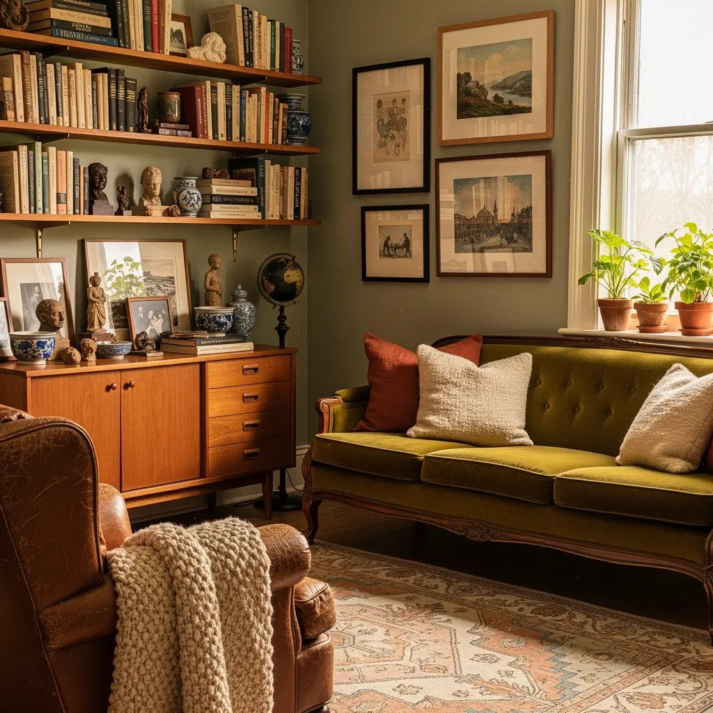 Cozy Vintage Living Room