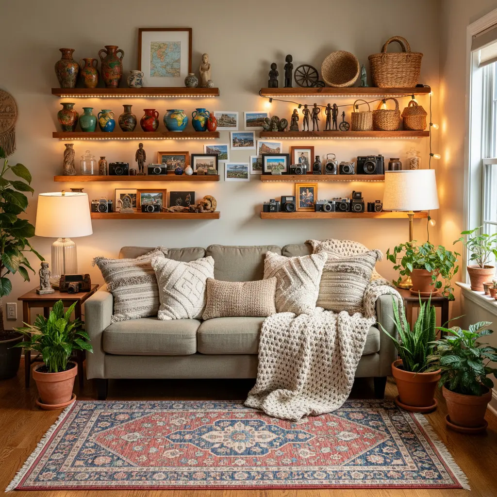 Cozy Eclectic Home Decor