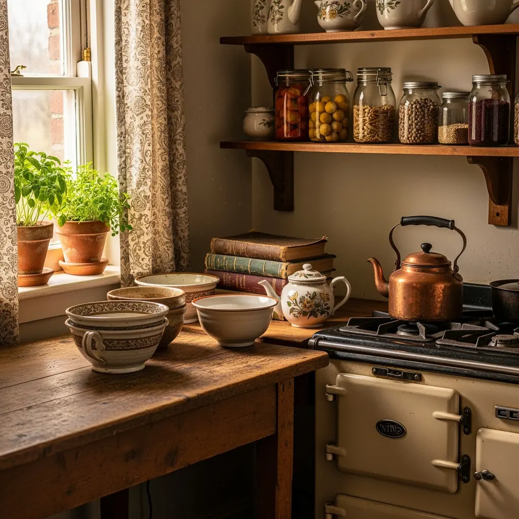 Cozy Vintage Kitchen