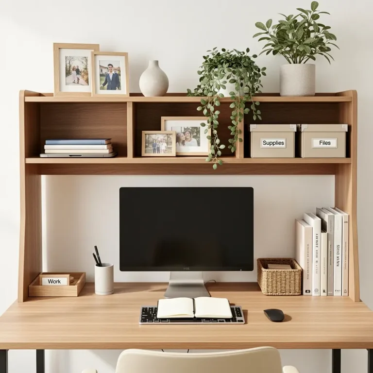 Desk Hutch Decor