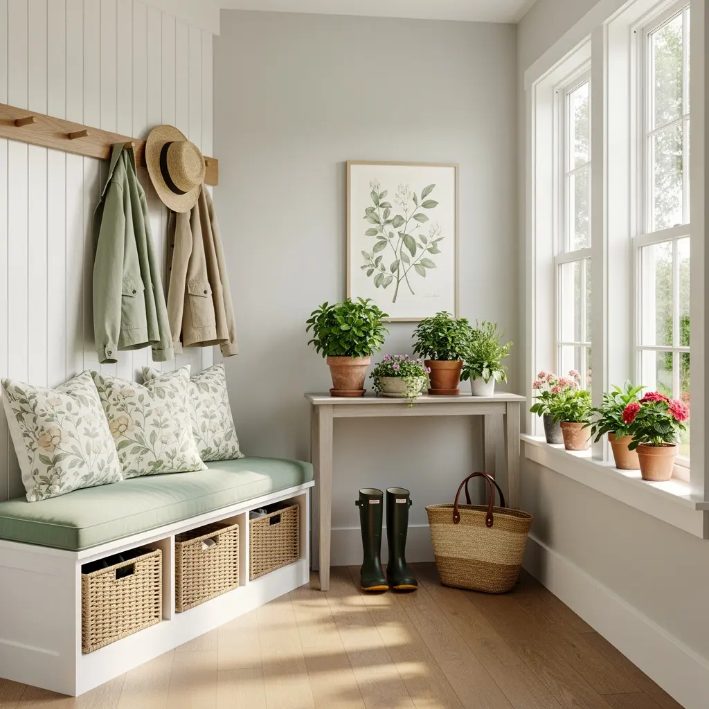 Garden-Inspired Mudroom