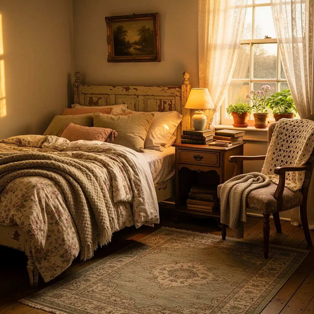Cozy Vintage Bedroom