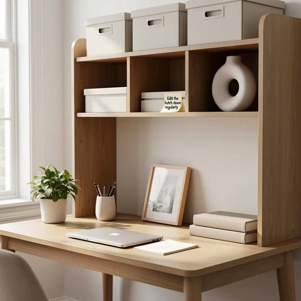 Desk Hutch Decor