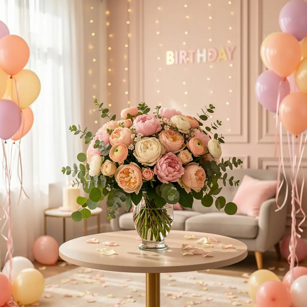Dreamy Romantic Birthday Room Decoration